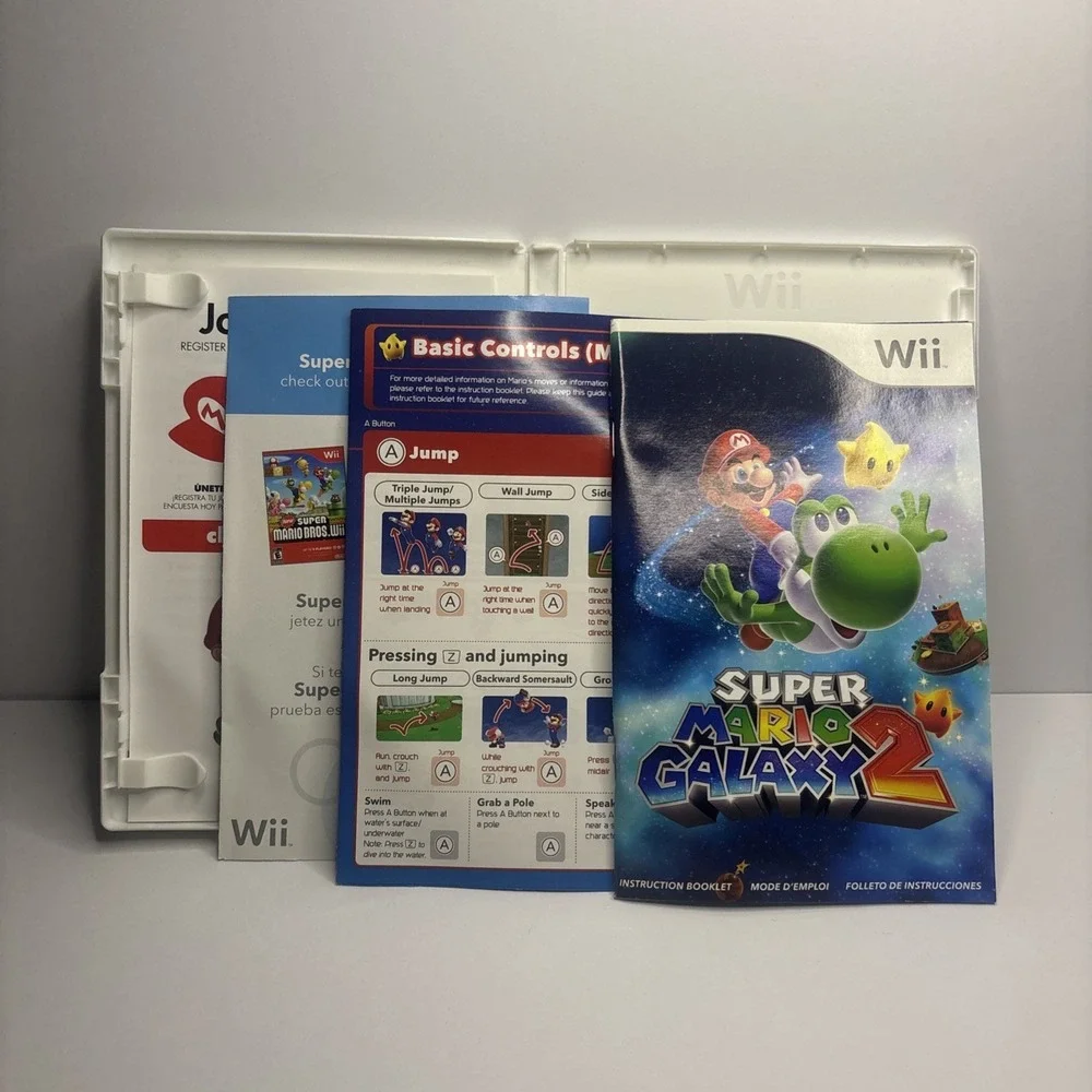 Super Mario Galaxy 2 Nintendo Wii Complete CIB Excellent